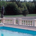 balustrad runt pool