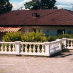 balustrad och marksten