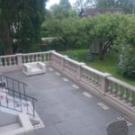 Balustrad grå med extra sockel